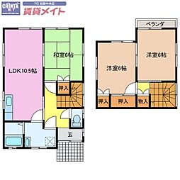 松阪市大黒田町の一戸建て