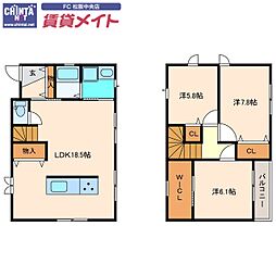 松阪市小黒田町の一戸建て