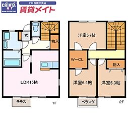 松阪市嬉野中川新町2丁目の一戸建て