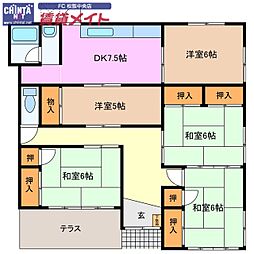 松阪市大黒田町の一戸建て