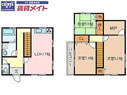 松阪市五主町の一戸建て