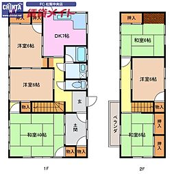 松阪市駅部田町の一戸建て