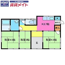 松阪市大黒田町の一戸建て