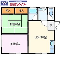 伊勢市御薗町長屋の一戸建て
