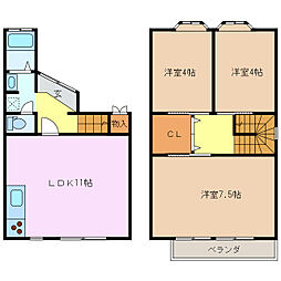 津市一身田上津部田の一戸建て