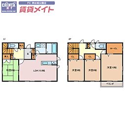 ハーモニータウン津4丁目貸家