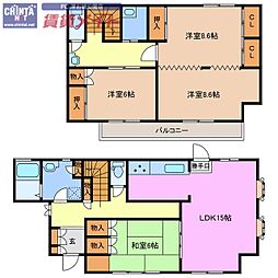 下弁財町津興一戸建て