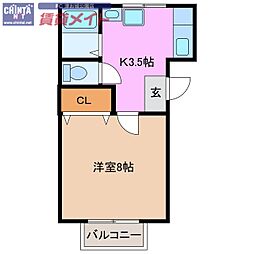 ハイツもみの木　B