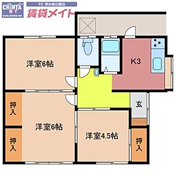 津市八幡町K貸家