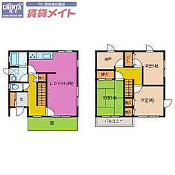 一身田上津部田一戸建て