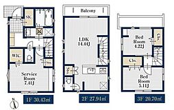 江戸川区中葛西2丁目　新築戸建