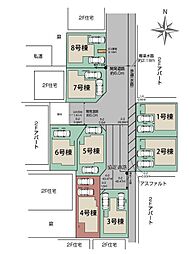 草加市吉町2丁目　全8棟　4号棟