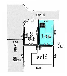 さいたま市見沼区東大宮　全3棟1号棟