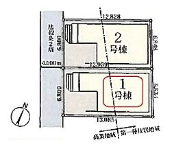 川口市鳩ヶ谷本町3丁目 全2棟 1号棟