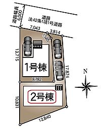 八潮市大曽根第21　新築全2棟　2号棟