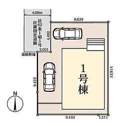 草加市稲荷16期　新築全1棟