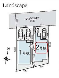 草加市北谷4期　全2棟　2号棟