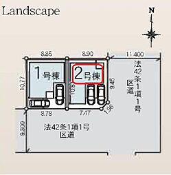 足立区西新井4期　全2棟　2号棟