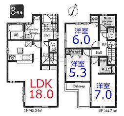 川越市寺尾全5棟 3号棟