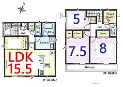川越市寺尾　3号棟　全4棟 3号棟