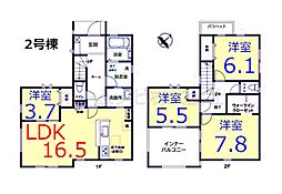 鶴ヶ島市下新田 第3 全3棟 2号棟
