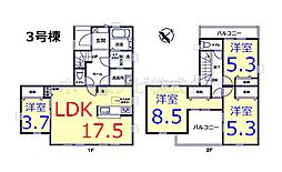 鶴ヶ島市下新田 第3 全3棟 3号棟