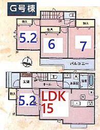 川越市安比奈新田1番1 全7棟 G号棟
