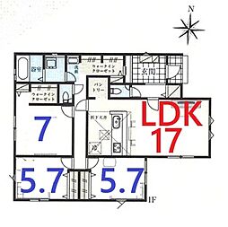 川越市北田島　 平屋　全4棟 1号棟