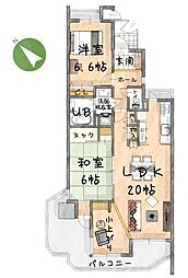ライフヒルズ武蔵藤沢プルミエールA棟 604号室