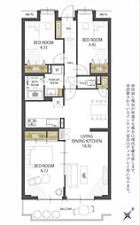 ハイホームみずほ台 608号室