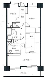 ダイアパレスＵアリーナウエストウイング 508号室