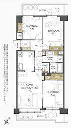 東建ニューハイツ入間 606号室