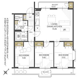 みずほ台団地10-1号棟 301号室