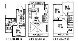 三芳町藤久保第24期 B号棟