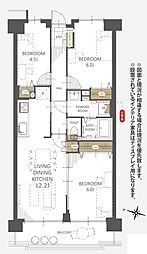 サンヴェール久米川 206号室