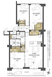 入間ビレッジ8号棟 1406号室