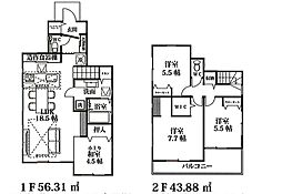 富士見市鶴馬第9期 1号棟