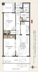 東村山北パークホームズ 112号室
