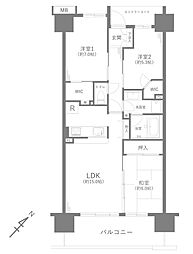 パークウエスト東京イーストブロックC棟 1404号室