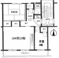 狭山台団地2街区5号棟 208号室
