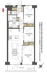 若葉台マンション 913号室