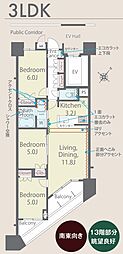 センチュリーひばりが丘コンフォートアリーナ 1302号室