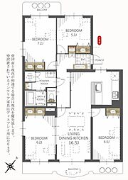 西所沢椿峰ニュータウン39街区1号棟 204号室