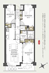 シャルマンコーポ狭山 802号室