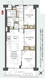 グリーンプラザ川越 302号室