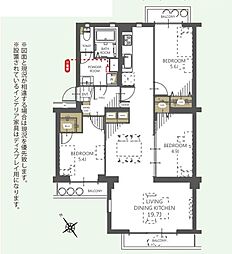 野火止団地1号棟 501号室