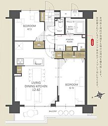 入間豊岡住宅2号棟 412号室