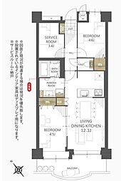 キャッスルマンション坂戸C 804号室