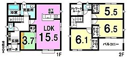 西条市喜多川の新築戸建　1号棟