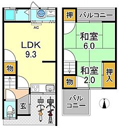 高見の里6丁目貸家